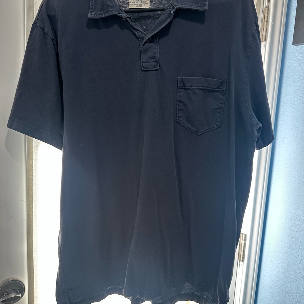 J. Crew Dark Blue Polo Shirt